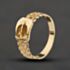 Pre-Owned 9ct Yellow Gold Buckle Ring 41342576