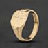 Pre-Owned 9ct Yellow Gold Octagon Signet Ring 41342584