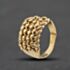 Pre-Owned 9ct Yellow Gold Four Row Keeper Ring 41342589