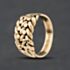 Pre-Owned 9ct Yellow Gold 2 Row Keeper Ring 41342609