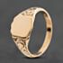 Pre-Owned 9ct Yellow Gold Sheild Signet Ring 41342622