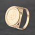 Pre-Owned 9ct Yellow Gold St George Coin Ring 41342662