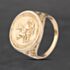 Pre-Owned 9ct Yellow Gold St George Coin Ring 41342663