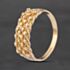 Pre-Owned 9ct Yellow Gold 4 Row Keeper Ring 41342666