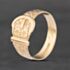 Pre-Owned 9ct Yellow Gold Engraved Buckle Ring 41342668