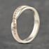 Pre-Owned 9ct Two Colour Gold 0.11ct Brilliant Cut Diamond Crossover Half Eternity Ring 41383025