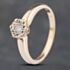 Pre-Owned 9ct Yellow Gold 0.10ct Brilliant Cut Diamond Solitaire Ring 41383115