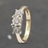 Pre-Owned 9ct Yellow Gold 0.28ct Brilliant Cut Diamond Cluster Ring 41383435