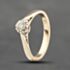 Pre-Owned 9ct Yellow Gold 0.25ct Brilliant Cut Diamond Solitaire Ring 41383566