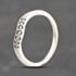 Pre-Owned 9ct White Gold 0.10ct Brilliant Cut Diamond Half Wishbone Ring 41383675