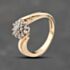 Pre-Owned 9ct Yellow Gold 0.12ct Brilliant Cut Diamond Cluster Ring 41383773