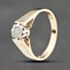 Pre-Owned 9ct Yellow Gold Brilliant Cut Diamond Solitaire Ring 41383855