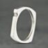 Pre-Owned 9ct White Gold Diamond Oblong Signet Ring 41383948