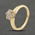 Pre-Owned 9ct Yellow Gold Diamond Cluster Ring 41383957