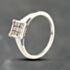 Pre-Owned 9ct White Gold Princess Cut Diamond Nine Stone Grid Cluster Ring 41384169