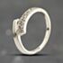 Pre-Owned 9ct White Gold 0.11ct Diamond Pave Set Crossover Ring 41384182