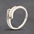Pre-Owned 9ct White Gold Diamond Crossover Ring 41384238