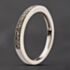Pre-Owned 9ct White Gold 0.17ct Brilliant Cut Diamond Half Eternity Ring 41384304