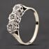 Pre-Owned 9ct Yellow Gold 0.05ct Diamond Three Stone Ring 41384311