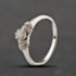Pre-Owned 9ct White Gold 0.24ct Brilliant Cut Diamond Shoulder Set Solitaire Ring 41384427