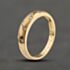 Pre-Owned 9ct Yellow Gold 0.08ct Brilliant Cut Diamond Band Ring 41384489