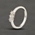 Pre-Owned 9ct White Gold 0.25ct Brilliant Cut Diamond Three Stone Ring 41384491