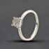 Pre-Owned 9ct White Gold 0.05ct Diamond Cluster Ring 41384532