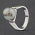 Pre-Owned 9ct White Gold Pearl & Diamond Dress Ring 41384602