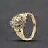 Pre-Owned 9ct Yellow Gold 0.33ct Diamond Marquise Cluster Ring 41384620