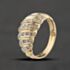 Pre-Owned 9ct Yellow Gold Brilliant Cut Diamond Dress Ring 41384624