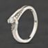Pre-Owned 9ct White Gold 0.25ct Brilliant Cut Diamond Shoulder Set Solitaire Ring 41384643