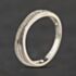Pre-Owned 9ct White Gold 0.10ct Diamond Crossover Ring 41384650