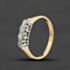 Pre-Owned Vintage Yellow Gold 0.25ct Brilliant Cut Diamond Graduated Four Stone Ring 41384710