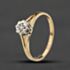 Pre-Owned 9ct Yellow Gold 0.03ct Diamond Solitaire Ring 41384717