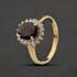 Pre-Owned 9ct Yellow Gold Diamond Oval Cluster Ring 41384741