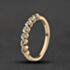 Pre-Owned 9ct Yellow Gold Diamond Half Eternity Ring 41384763