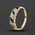 Pre-Owned 9ct Yellow Gold Diamond & Sapphire Dress Ring 41384765