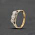 Pre-Owned Vintage Yellow Gold Diamond Three Stone Ring 41384787