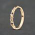 Pre-Owned 9ct Yellow Gold Sapphire & Diamond Half Eternity Ring 41384822