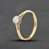 Pre-Owned Vintage Yellow Gold 0.30ct Brilliant Cut Diamond Solitaire Ring 41384830