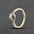 Pre-Owned White Gold 0.33ct Brilliant Cut Diamond Twist Shoulder Set Solitaire Ring 41384842
