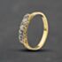 Pre-Owned Vintage Yellow Gold Rose Cut Diamond Five Stone Ring 41384853