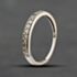 Pre-Owned White Gold Brilliant Cut Diamond Half Eternity Ring 41384857