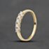 Pre-Owned 9ct Yellow Gold Diamond Five Stone Ring 41384913