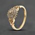 Pre-Owned 9ct Yellow Gold Brilliant Cut Diamond Round Cluster Ring 41384928