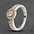 Pre-Owned 9ct White Gold 0.15ct Brilliant Cut Diamond Round Dress Ring 41384935