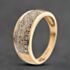 Pre-Owned 9ct Yellow Gold 0.50ct Brilliant Cut Diamond Band Ring 41384938