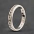 Pre-Owned Platinum 0.25ct Brilliant Cut Diamond Half Eternity Ring 41384945