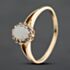 Pre-Owned 9ct Yellow Gold Opal & Diamond Cluster Ring 41385014
