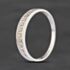 Pre-Owned 9ct White Gold 0.05ct Diamond Half Eternity Ring 41385044